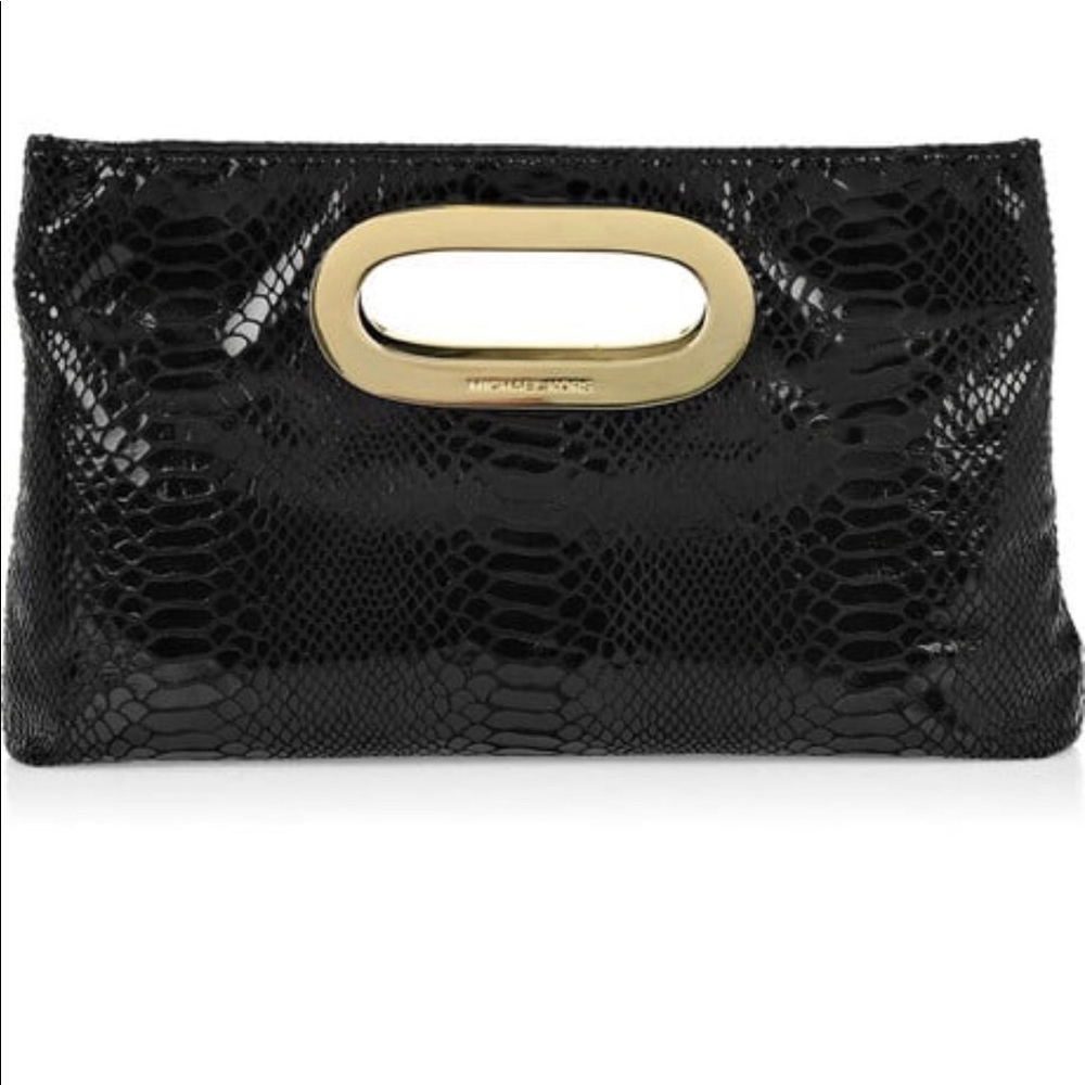 !!SOLD!! Michael Kors Python clutch